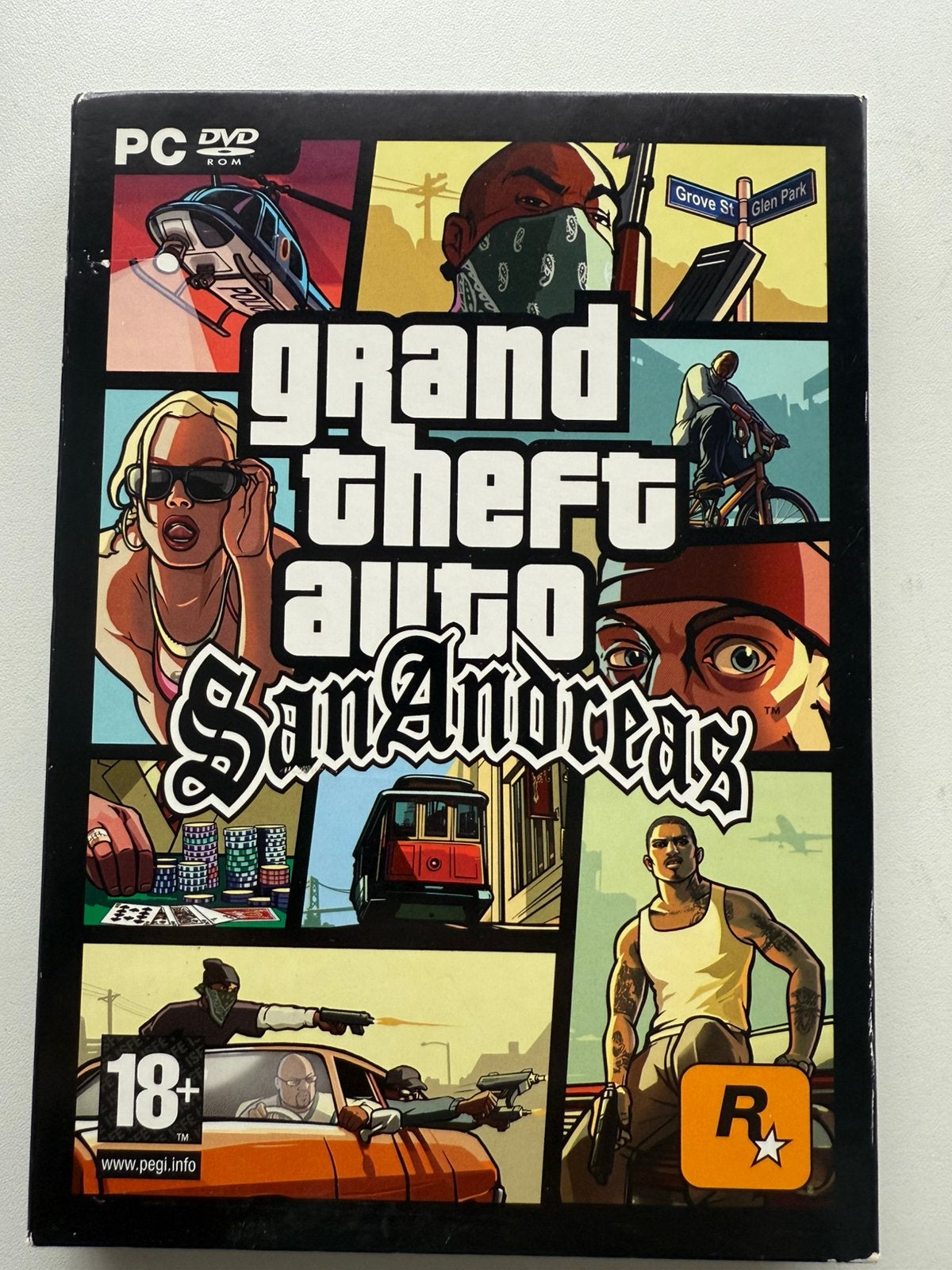 GTA San Andreas voor PC - luxe uitgave, Avontuur en Actie, Vanaf 18 jaar, 1 speler, Eén computer
