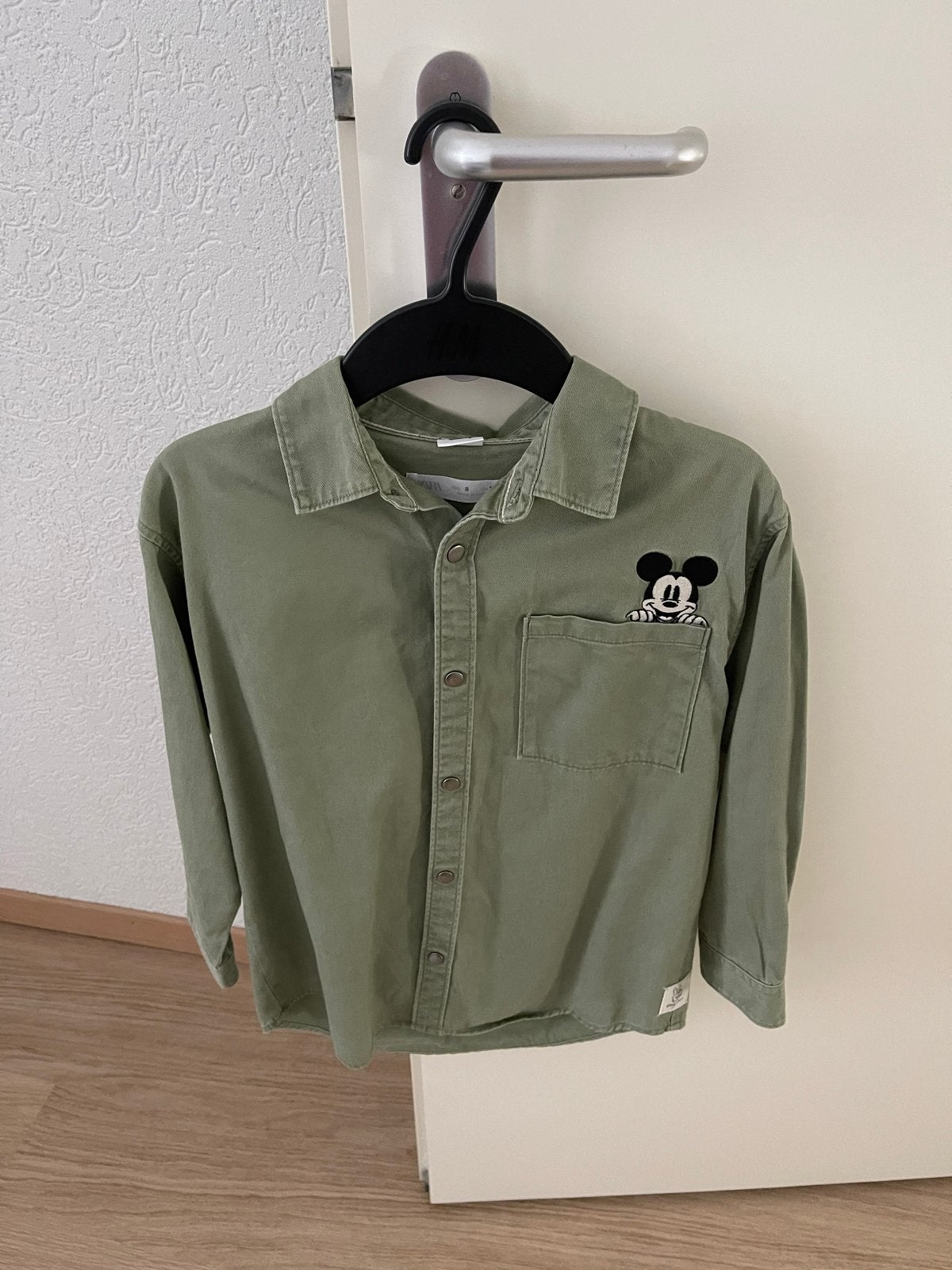 Zara Mickey Mouse overhemd maat 128, Ophalen of Verzenden, Zo goed als nieuw, Jongen, Overhemd of Blouse