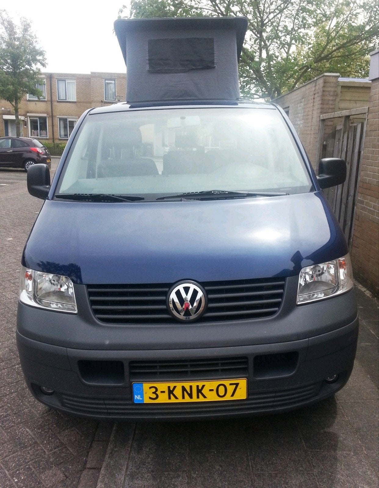 Volkswagen T5 camper 2004 Blauw VW, Voorwielaandrijving, Stof, Blauw, 2500 kg