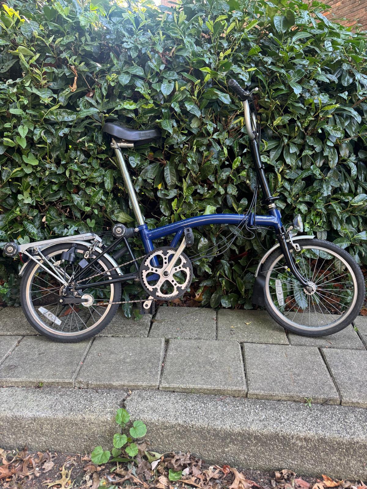 AANGEBODEN BROMPTON 5 VERSNELLINGEN, Fietsen en Brommers, Brompton, 16 tot 18 inch, Versnellingen, Ophalen of Verzenden