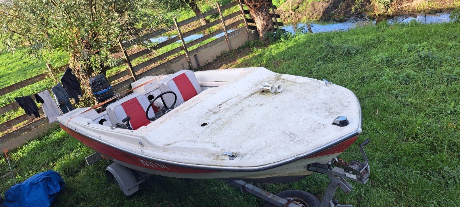 glastron speedboot 50 pk mercury, 50 cm, Overige merken, Gebruikt, Tot 1.00 meter