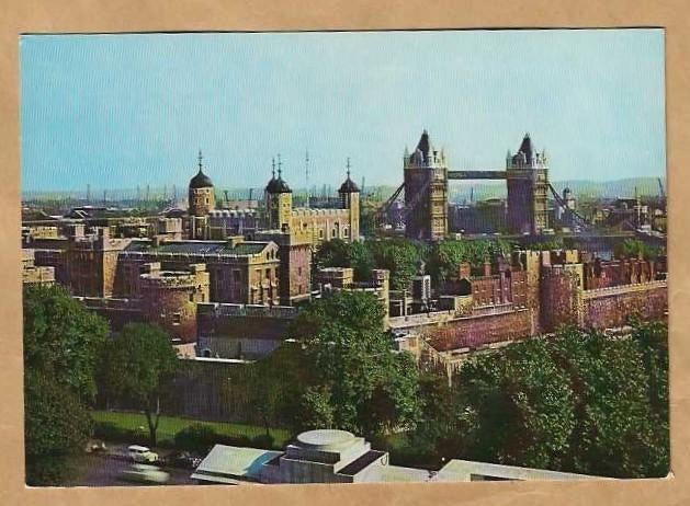 The Tower and Tower Bridge from the Port of London Authority, Ophalen of Verzenden, 1980 tot heden, Engeland