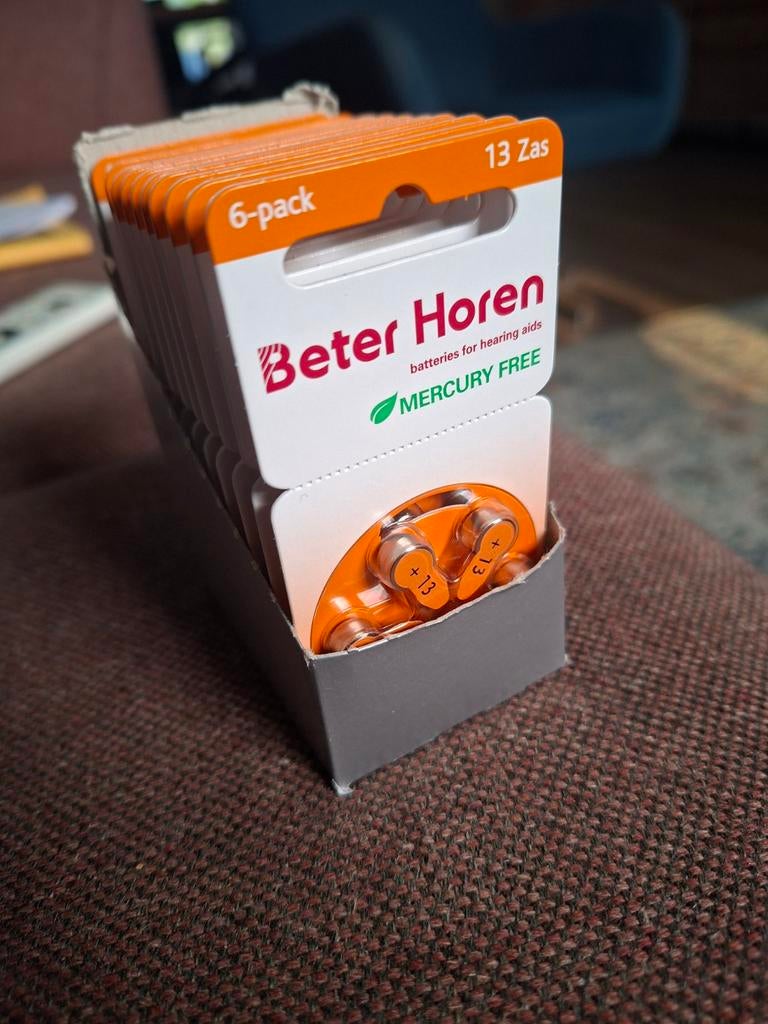Batterijtjes voor gehoorapparaat, Ophalen of Verzenden, Nieuw