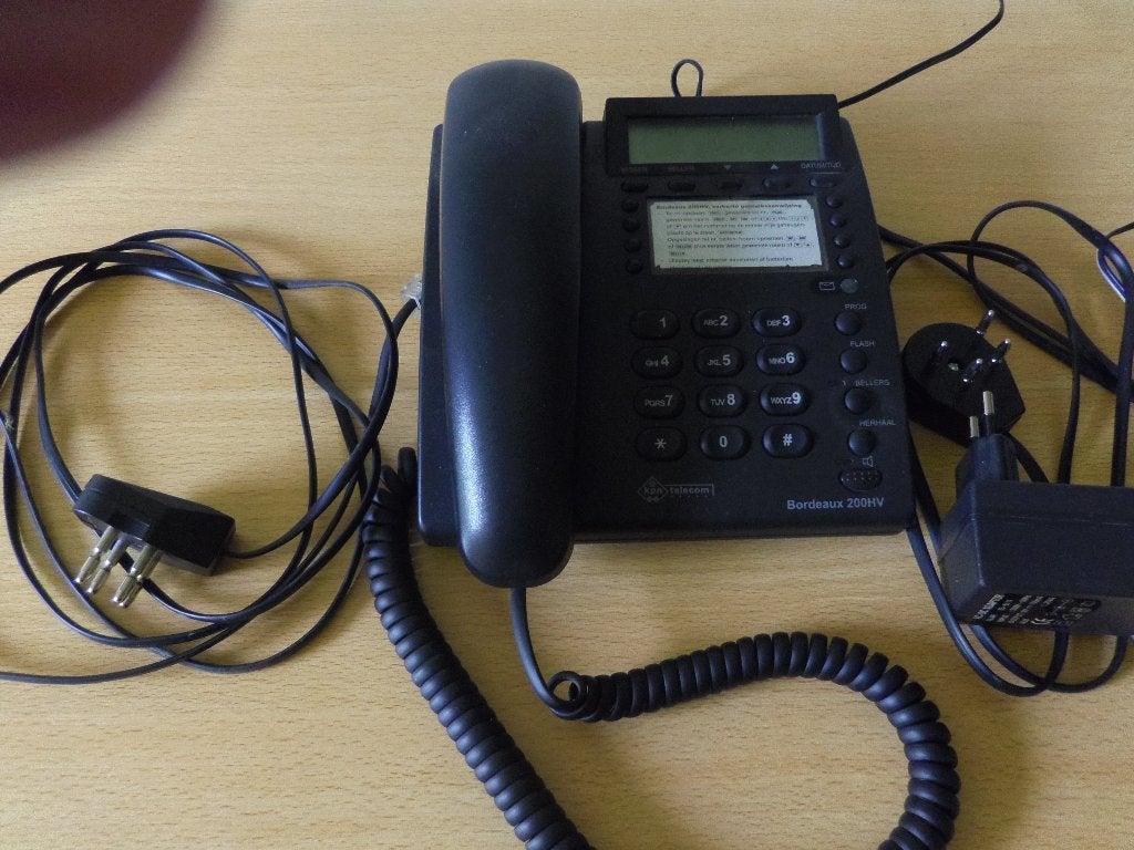 Analoge vaste telefoon BORDEAUX 200HV.      GRATIS, Ophalen, Zo goed als nieuw, 1 handset