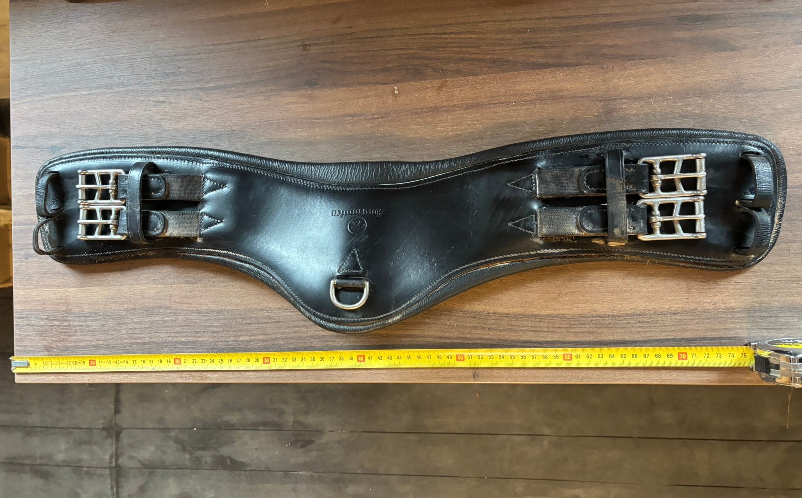 Dressuursingel Anatomica 75cm model III, Gebruikt, Ophalen of Verzenden, Zwart, Singel