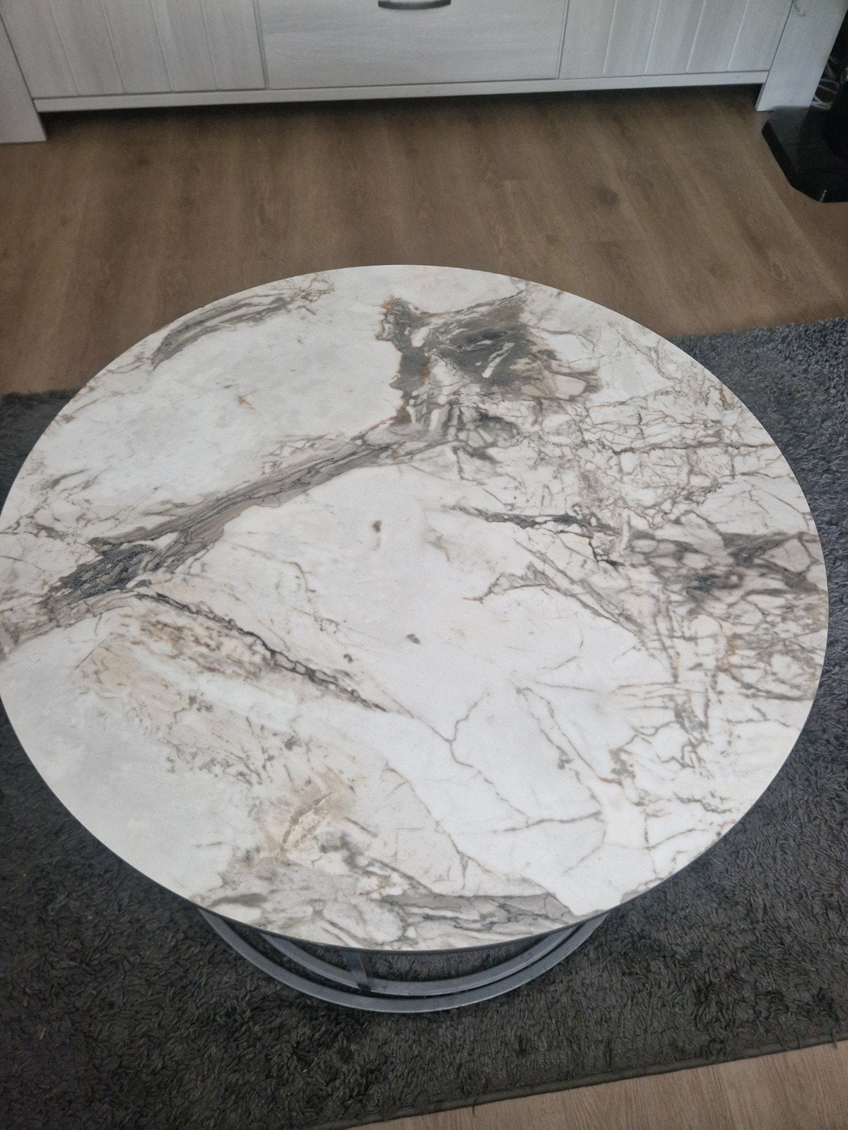 Salontafel set 2 delig, 50 tot 100 cm, 50 tot 75 cm, Rond, Zo goed als nieuw