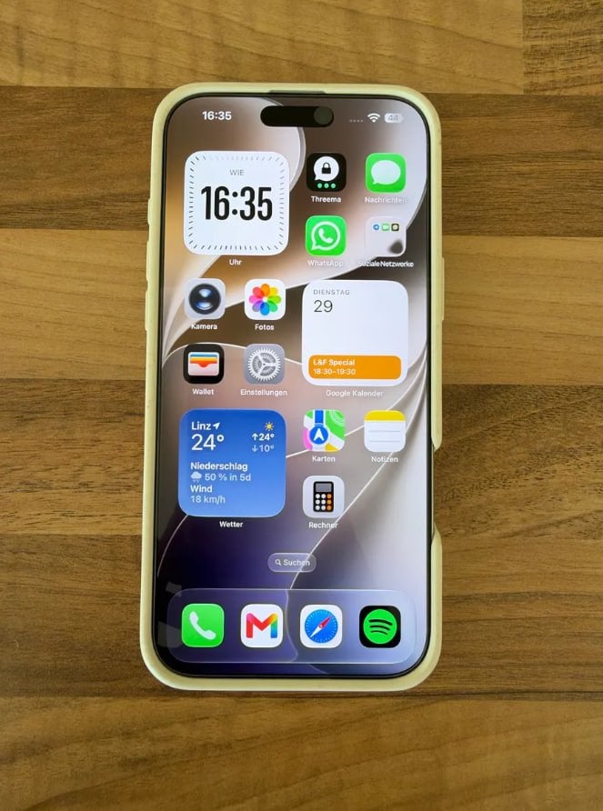 Foto 4 van iPhone 16 Pro Max 256 GB Titan Wit