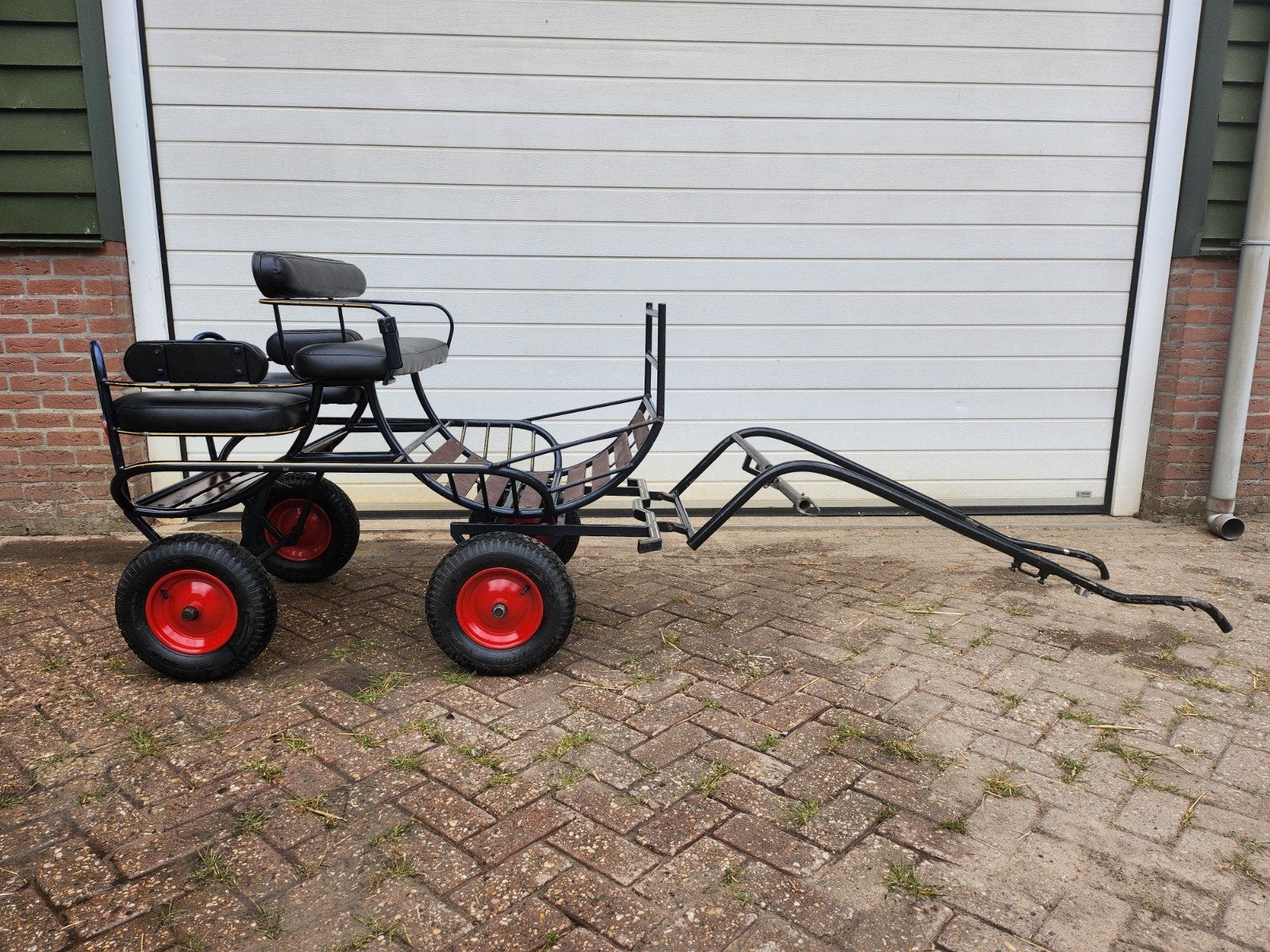 Menwagen voor Shetlander, A of B pony koetsje, menkar, Dieren en Toebehoren, Rijtuigen en Koetsen, Gebruikt, Overige typen, Pony