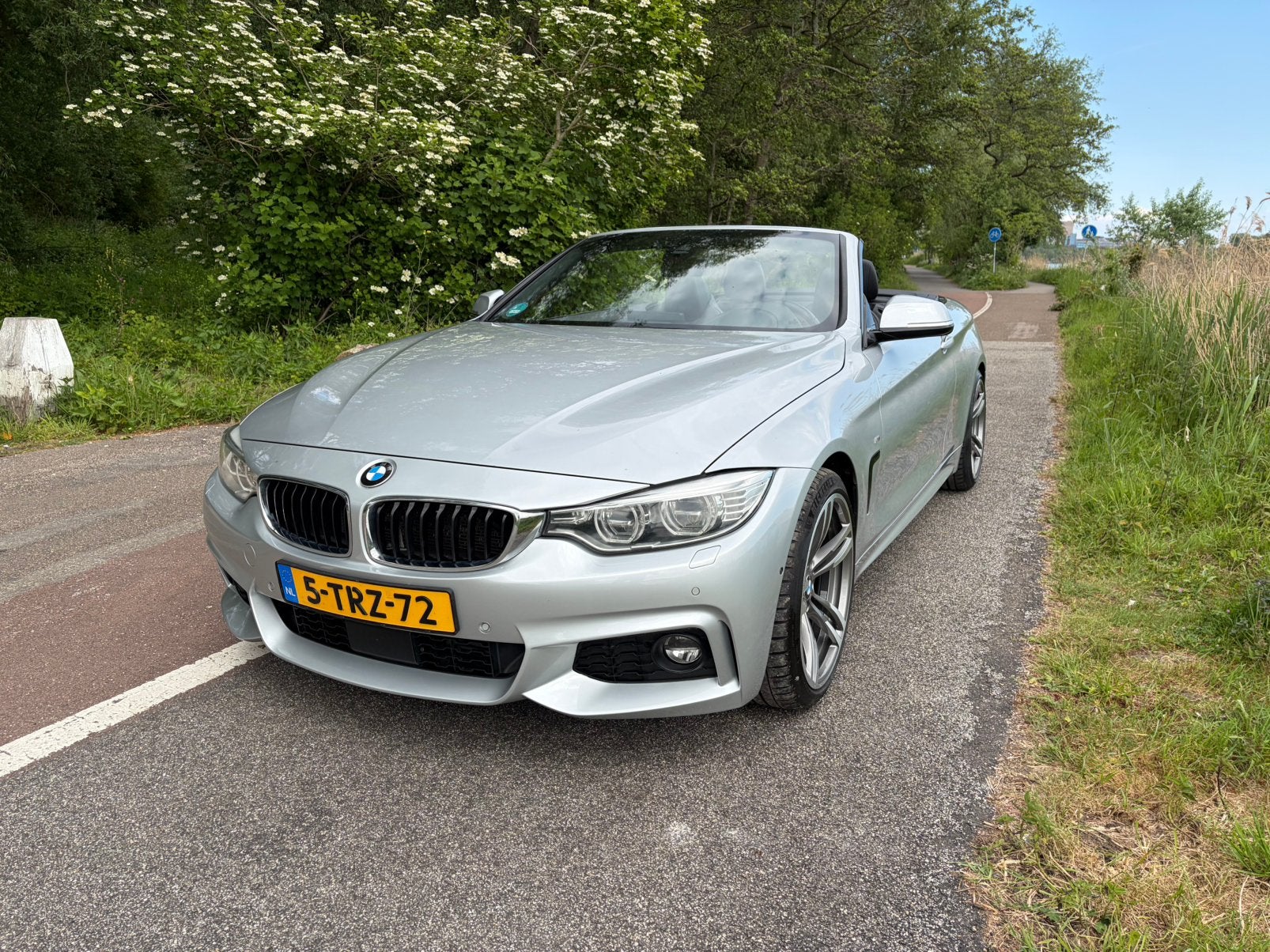 BMW 4-Serie 428 M pakket, Orig. NL, Dealer, NAP, trekhaak, Auto's, Automaat, 745 kg, Zwart, Cabriolet