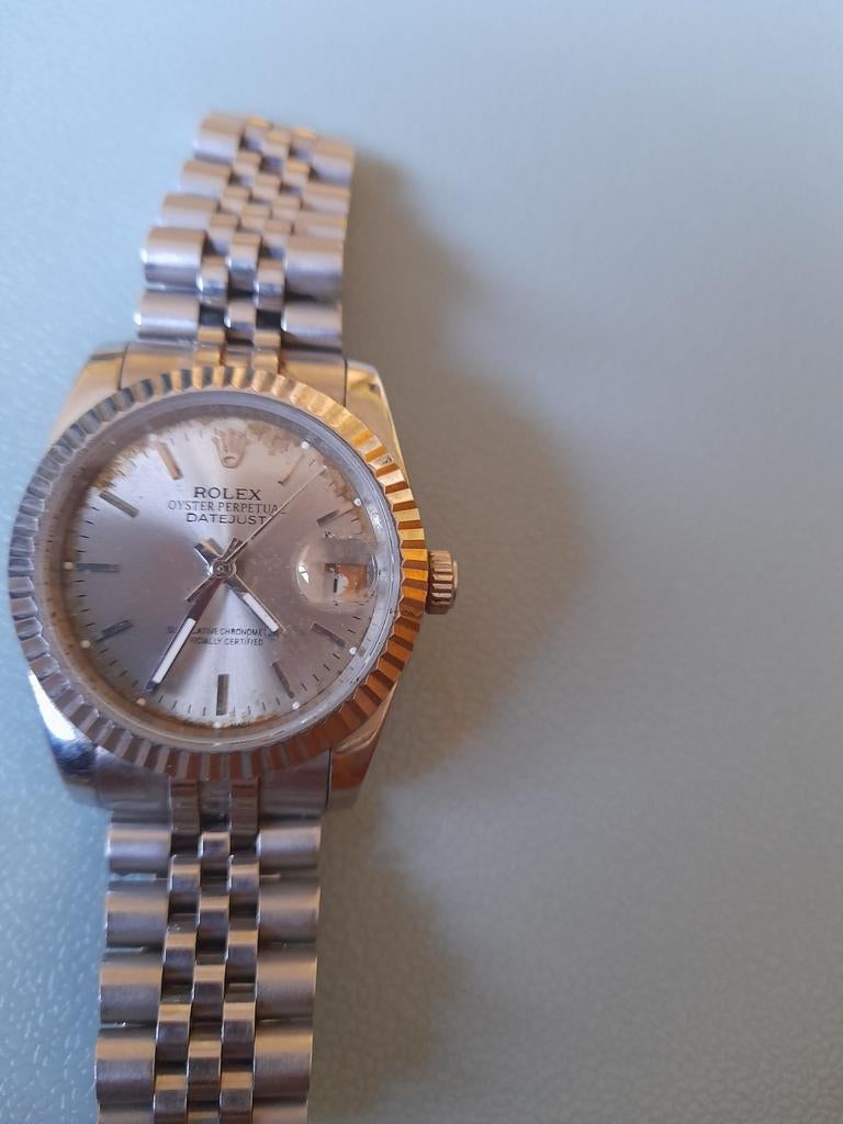 ROLEXklok merk antiek als nieuw, Sieraden, Tassen en Uiterlijk, Horloges | Dames, Ophalen, Zo goed als nieuw, Staal, Overige merken