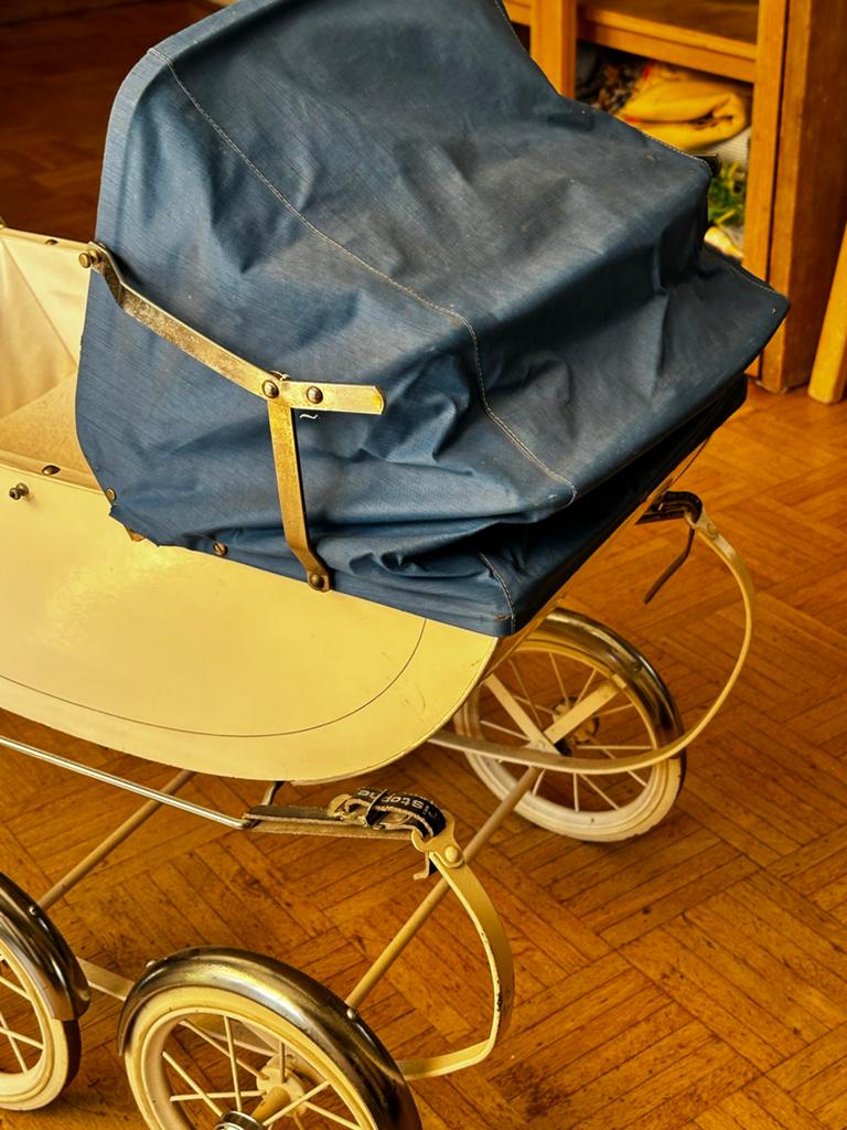 Originele Jaren '60 Poppenwagen - Vintage Kinderwagen, Ophalen, Zo goed als nieuw, Babypop