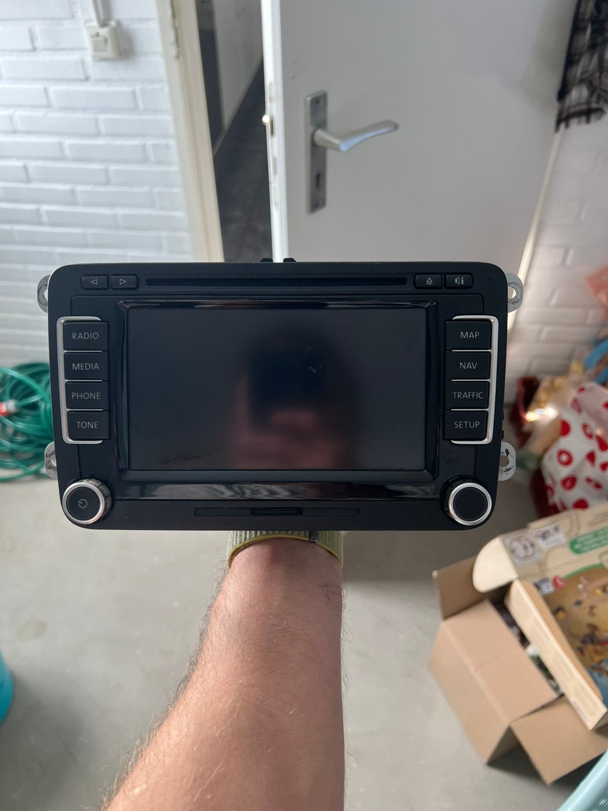 Volkswagen RNS 510 Originele Navigatie Radio Golf 5 6, Ophalen of Verzenden, Zo goed als nieuw