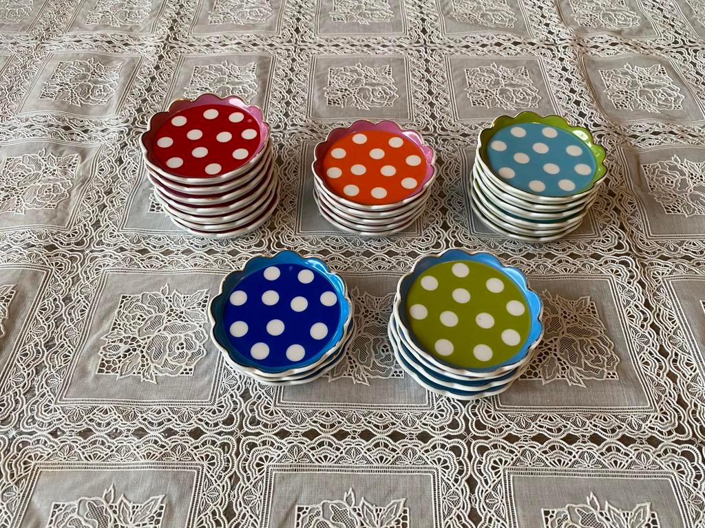 Oilily servies 25 x theetip thee tip, Ophalen