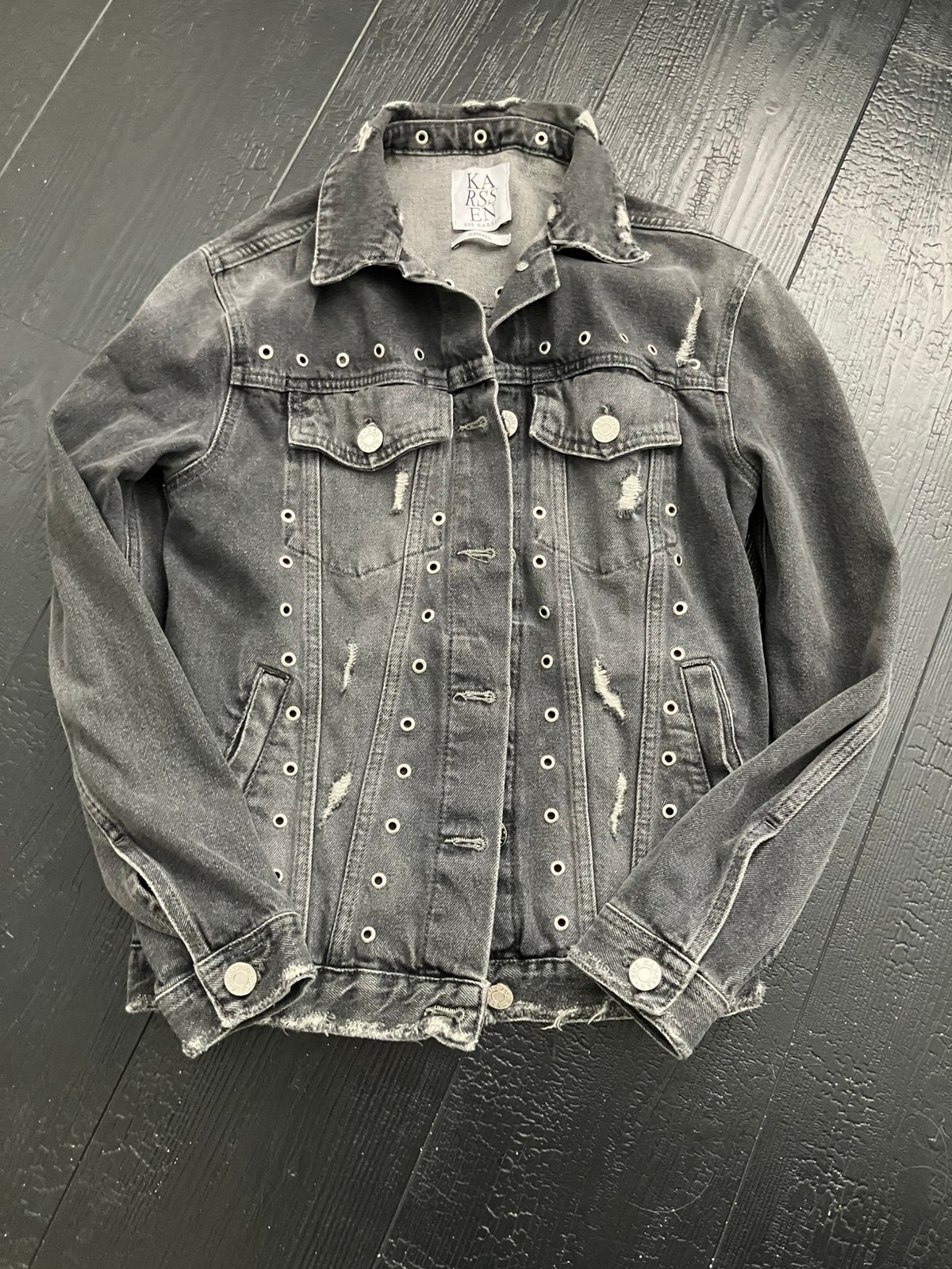 Zoe Karssen spijkerjas te koop, Ophalen of Verzenden, Zo goed als nieuw, Maat 46 (S) of kleiner, Blauw