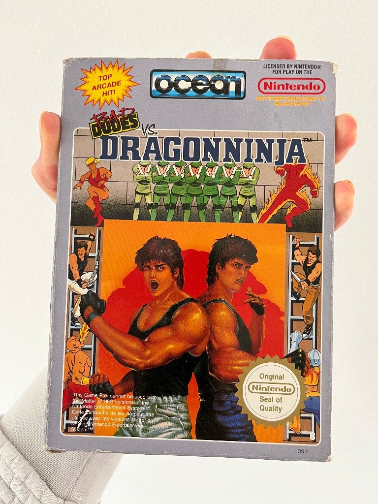 Nintendo NES game Bad Dudes vs. Dragonninja with box, Avontuur en Actie, 1 speler, Eén computer, Ophalen of Verzenden