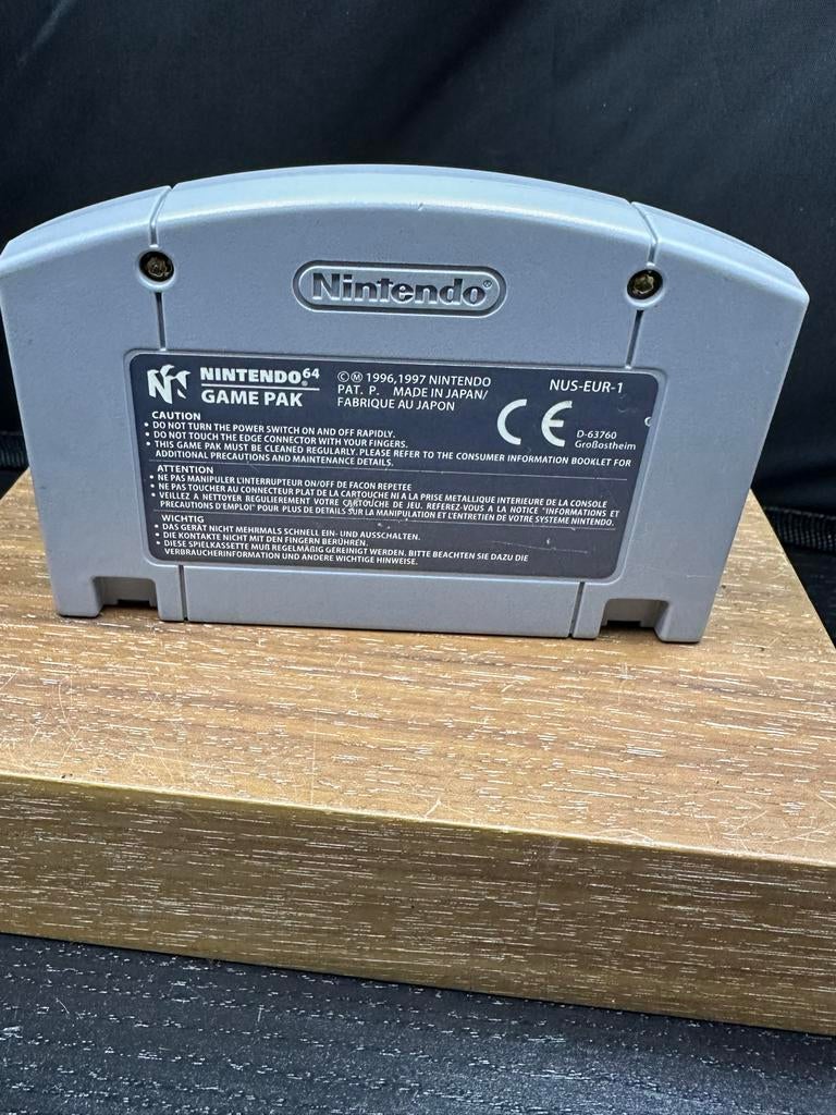 F1 World Grand Prix (N64) Origineel Nintendo 64 Game, Spelcomputers en Games, Gebruikt, G, A, 1 speler