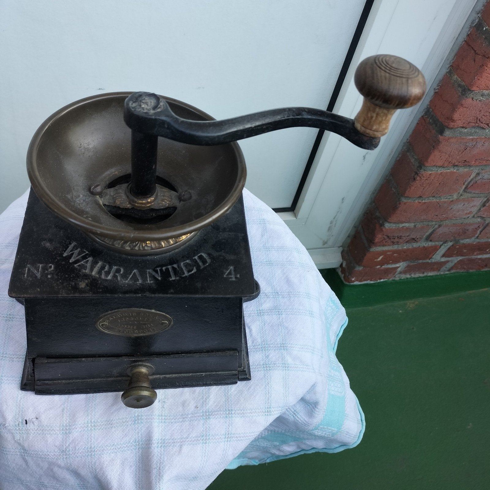 Antieke Baldwin Son & Co. Koffiemolen - Stourport, Antiek en Kunst, Antiek | Keukenbenodigdheden, Ophalen of Verzenden