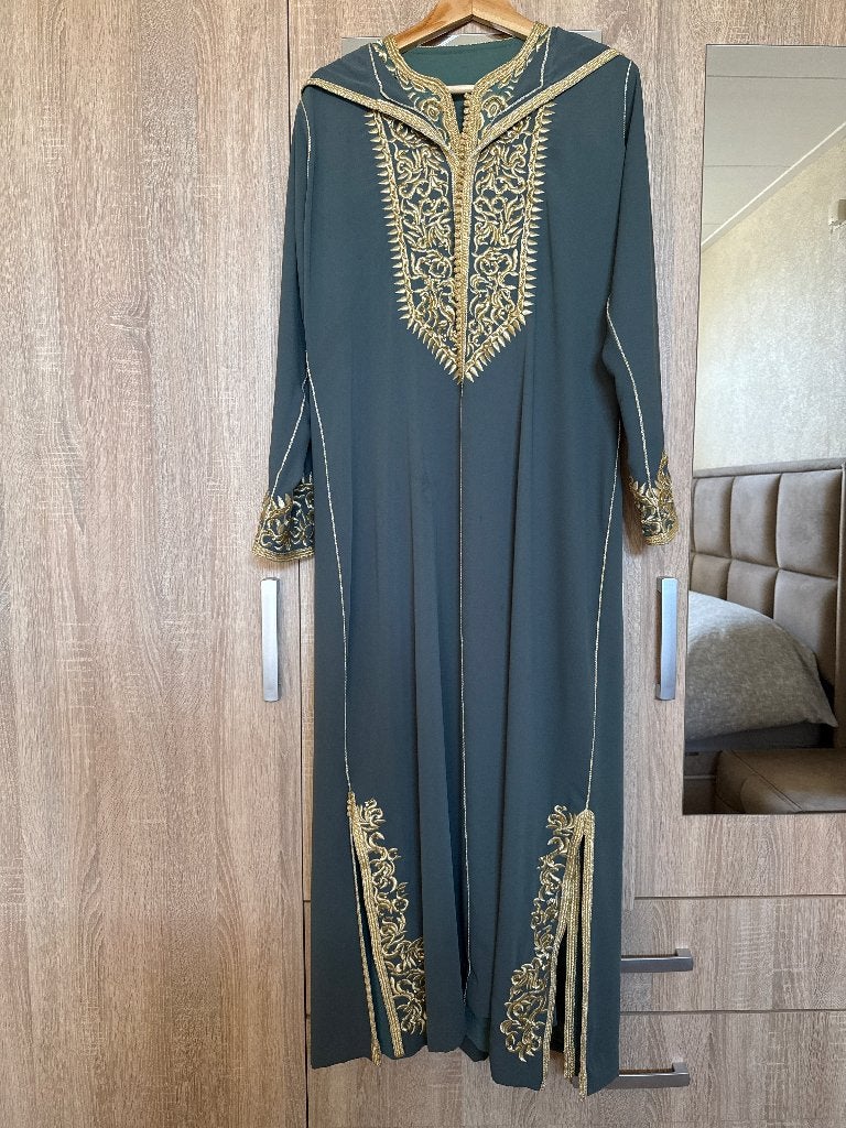 Marokkaanse jellaba, Kleding | Dames, Jurken, Maat 42/44 (L), Ophalen of Verzenden, Zo goed als nieuw, Onder de knie