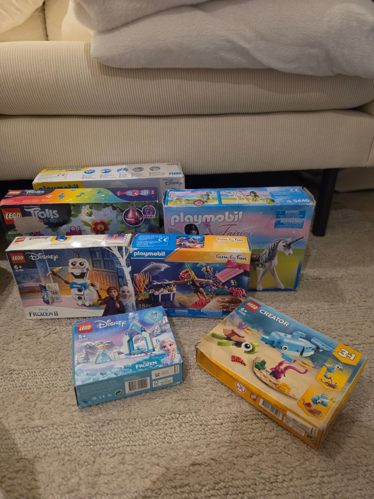 Diverse speelgoedsets: LEGO, Playmobil, Trolls, Ophalen, Gebruikt, Overige merken