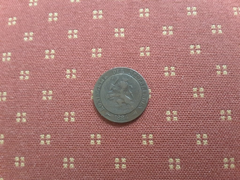 h Nederland Willem III, 2 1/2 cent 1884., Postzegels en Munten, Munten | Nederland, Koning Willem III, Verzenden, Zilver, Overige waardes