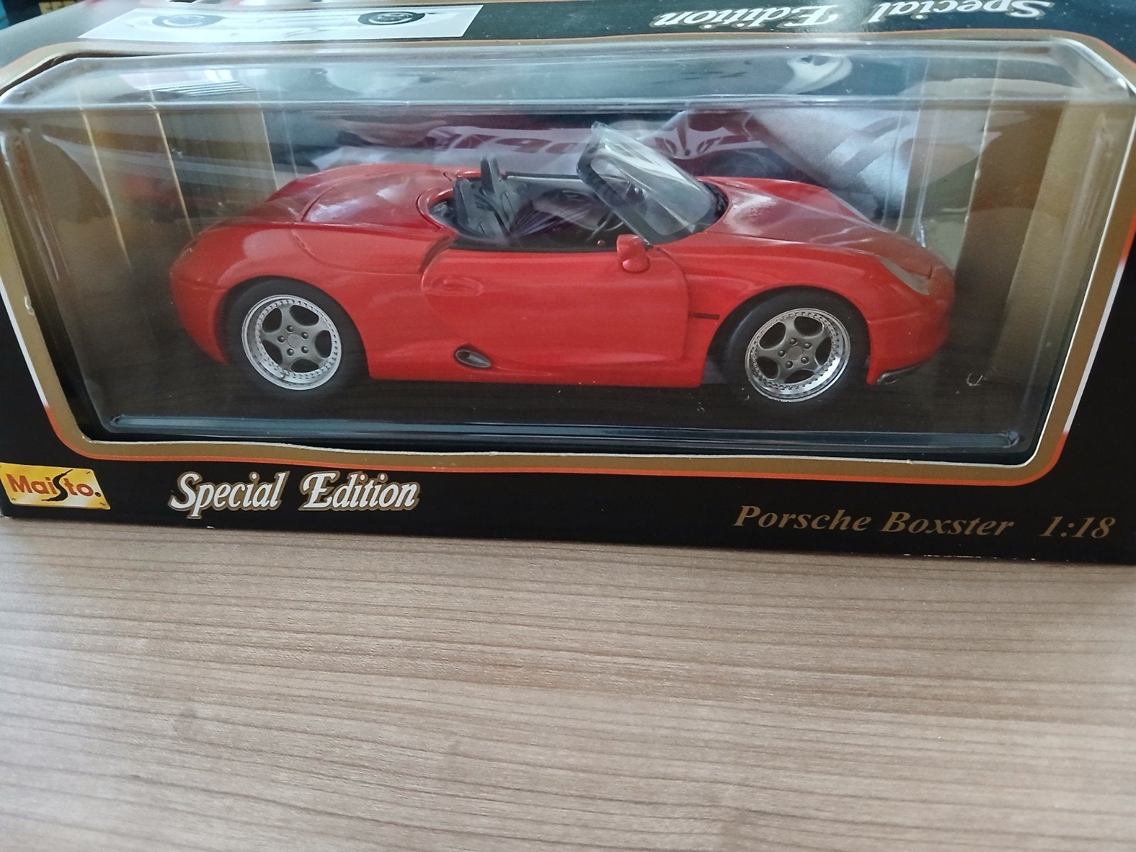 Maisto Special Edition Porsche Boxster 1:18 - Als nieuw, Hobby en Vrije tijd, Ophalen, Zo goed als nieuw, Auto, Maisto