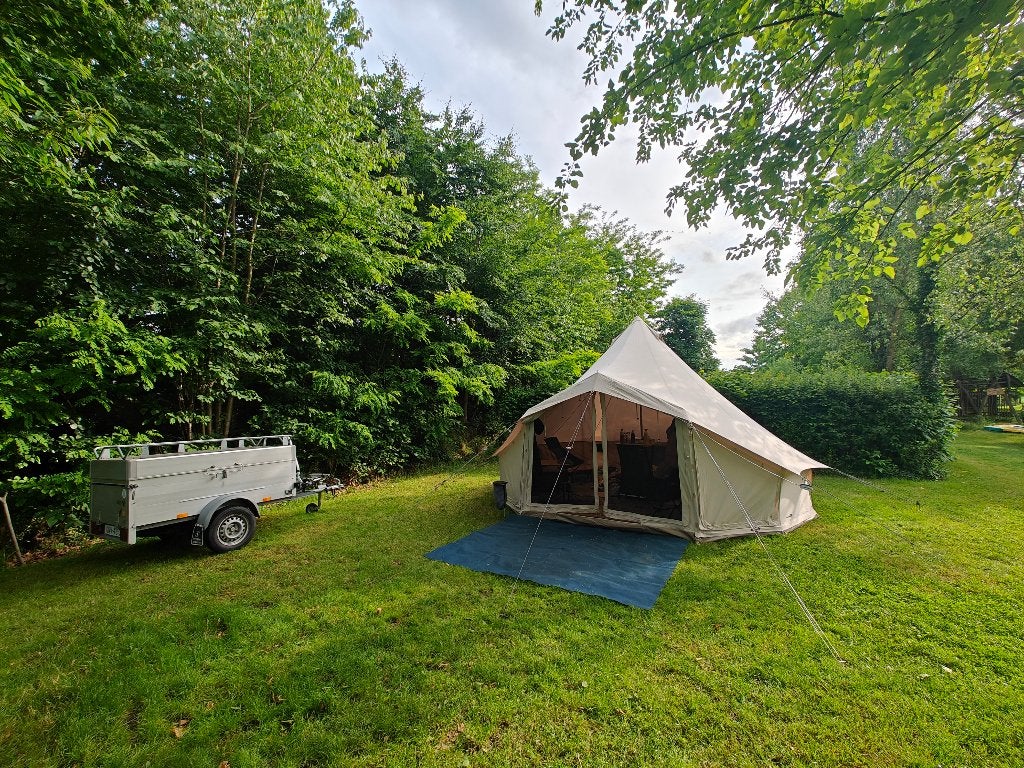 Canvascamp Sibley Apex 520 Panorama (Bell tent), Caravans en Kamperen, Ophalen, Zo goed als nieuw, Meer dan 6