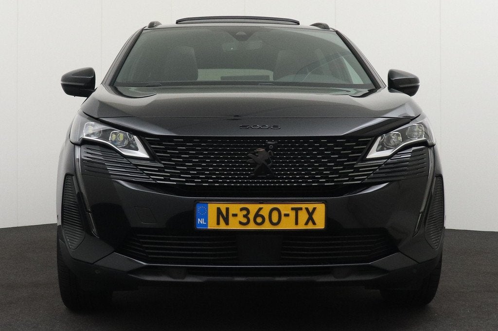 Peugeot 5008 1.2T 131 PK Aut. GT Black Ed. 7P. Pano-dak Memo, Auto's, Peugeot, 15 km/l, Gebruikt, 1199 cc, 7 stoelen