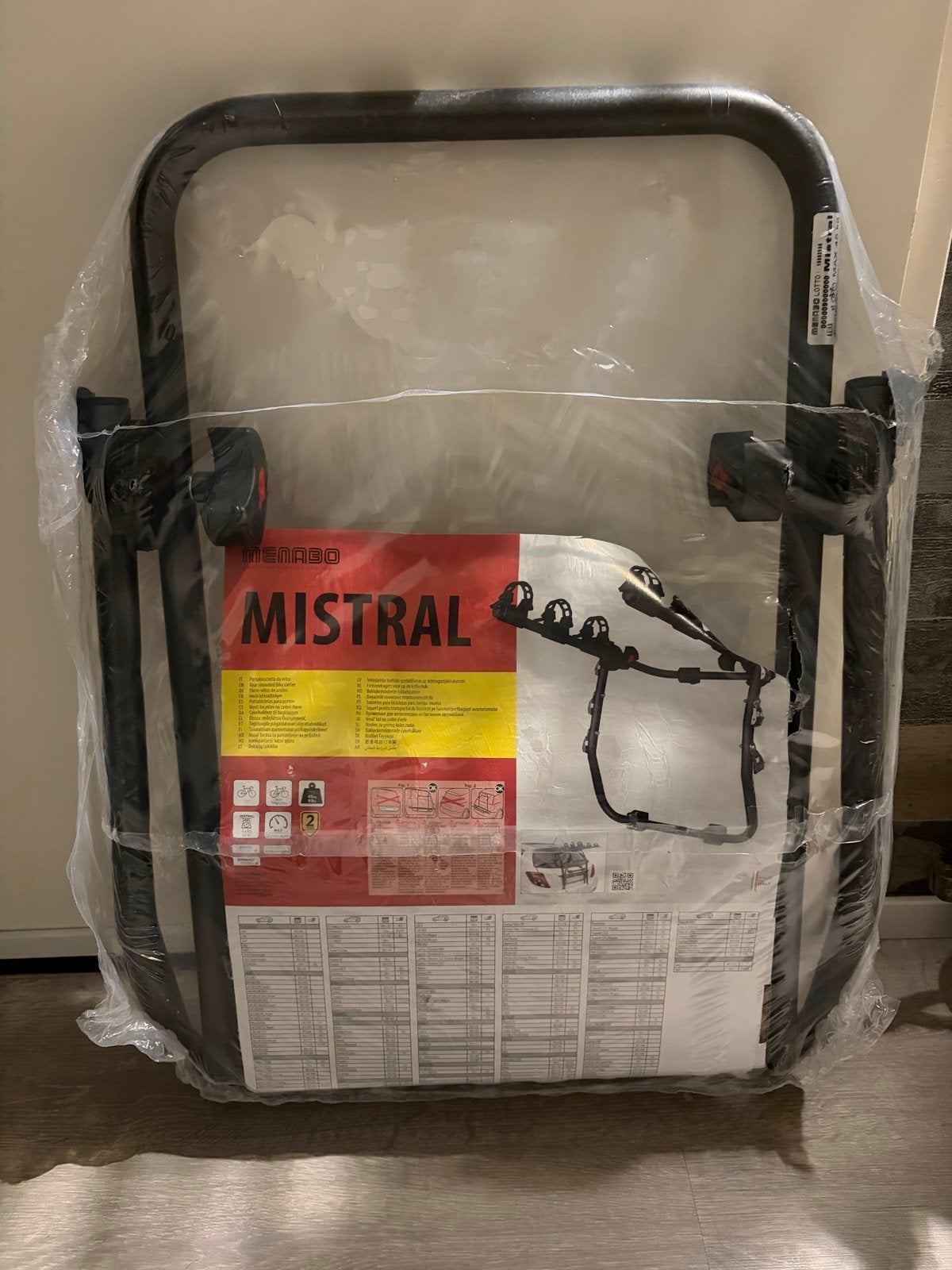 Menabo Mistral fietsendrager voor 3 fietsen - Nieuw, Ophalen of Verzenden, Nieuw