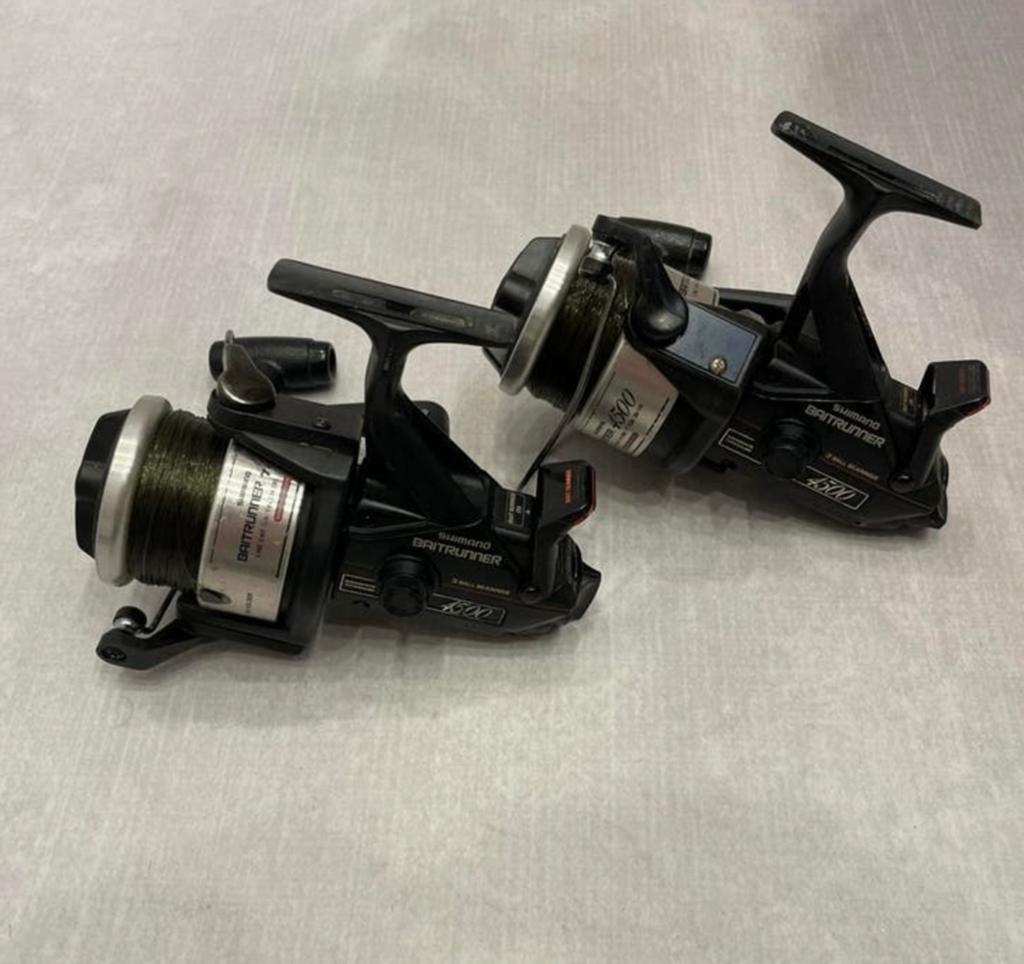 Shimano baitrunner 4500a, Watersport en Boten, Hengelsport | Karpervissen, Zo goed als nieuw, Molen, Ophalen of Verzenden