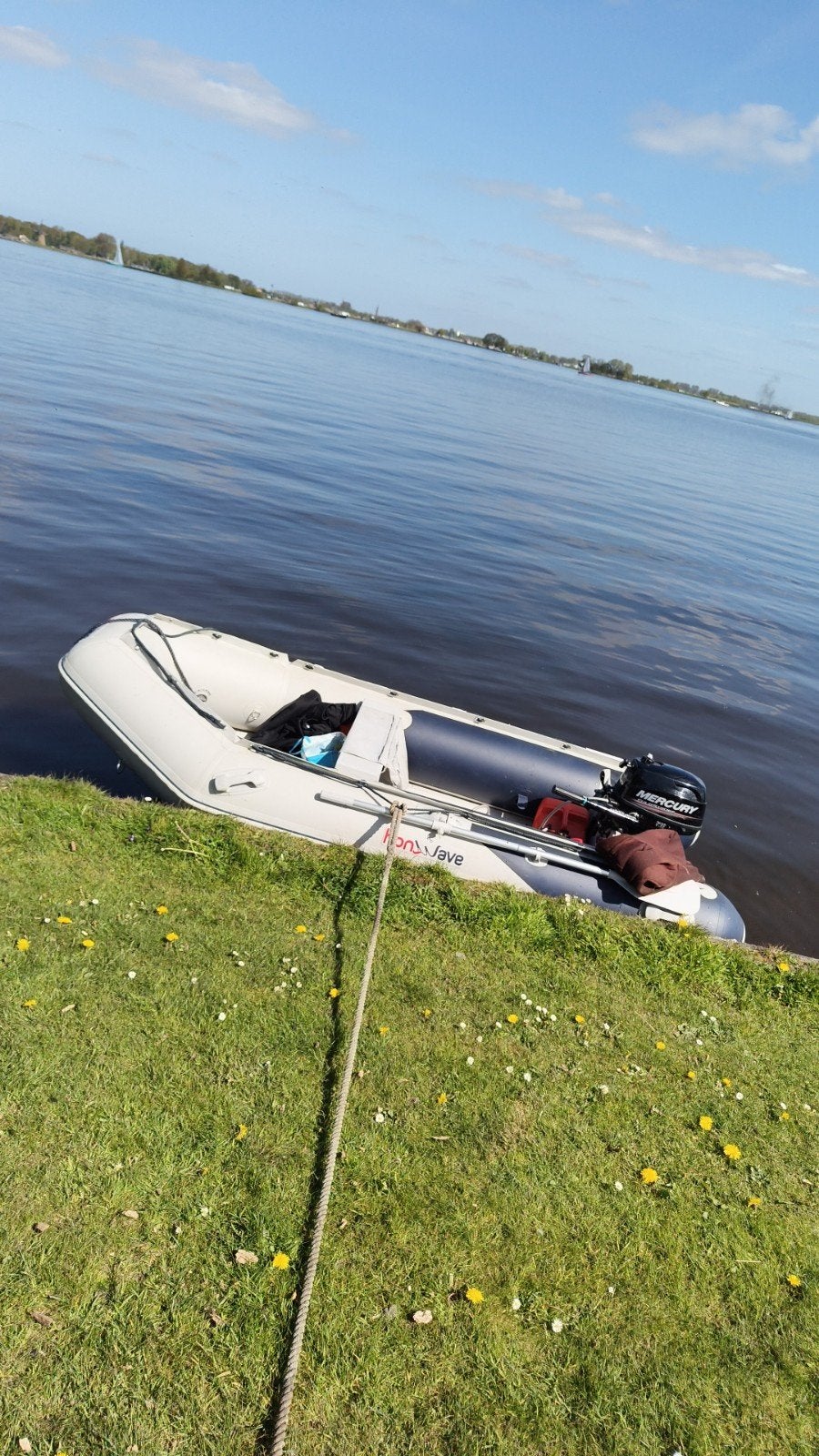 Honda Honwave320 6pk Mercury 4takt, Watersport en Boten, Ophalen, Gebruikt, Motor en Techniek, Motorboot