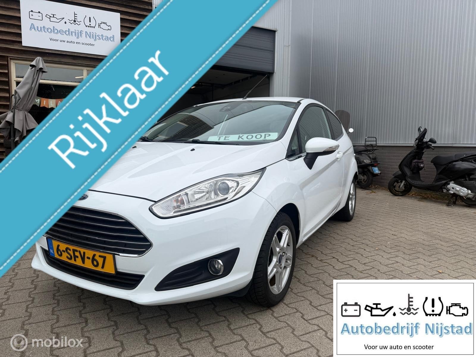 Ford Fiesta 1.0 EcoBoost Titanium, nazomeractie!, Auto's, Voorwielaandrijving, Euro 5, Zwart, Origineel Nederlands