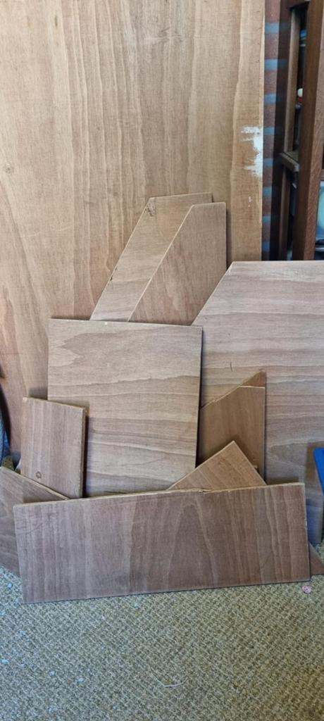 Diverse houten planken en balken, Doe-het-zelf en Verbouw, Hout en Planken, Ophalen, Gebruikt, 25 tot 50 mm, Balk