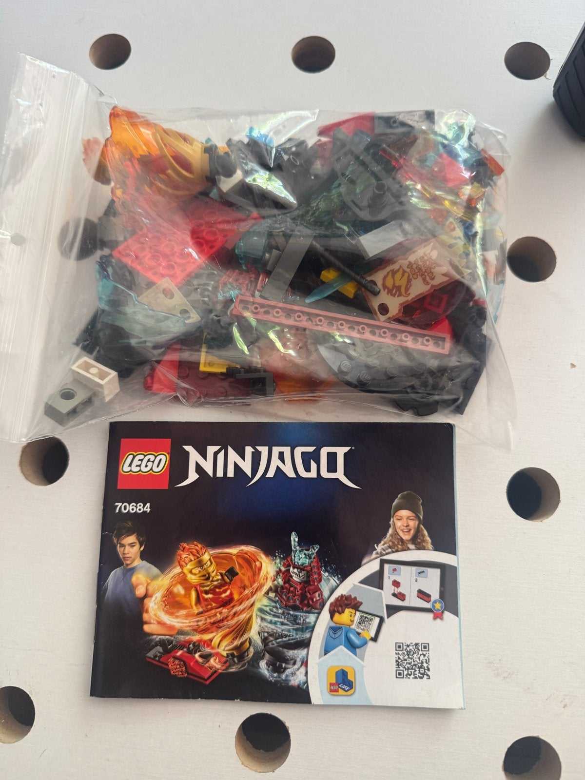 Lego Ninjago 70684 Spinjitzu Kai vs. IJskrijger, Gebruikt, Lego, Ophalen of Verzenden, Inclusief instructies