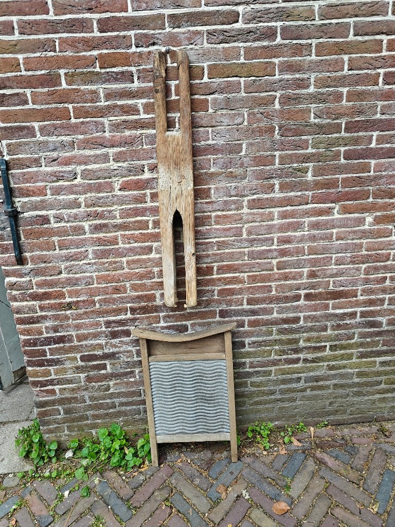 wasbord en wasstamper, Ophalen
