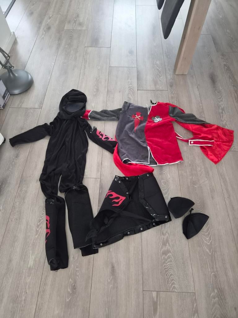 Compleet Verkleedpak Carnaval Maat 140, Kinderen en Baby's, Carnavalskleding en Verkleedspullen, Ophalen of Verzenden