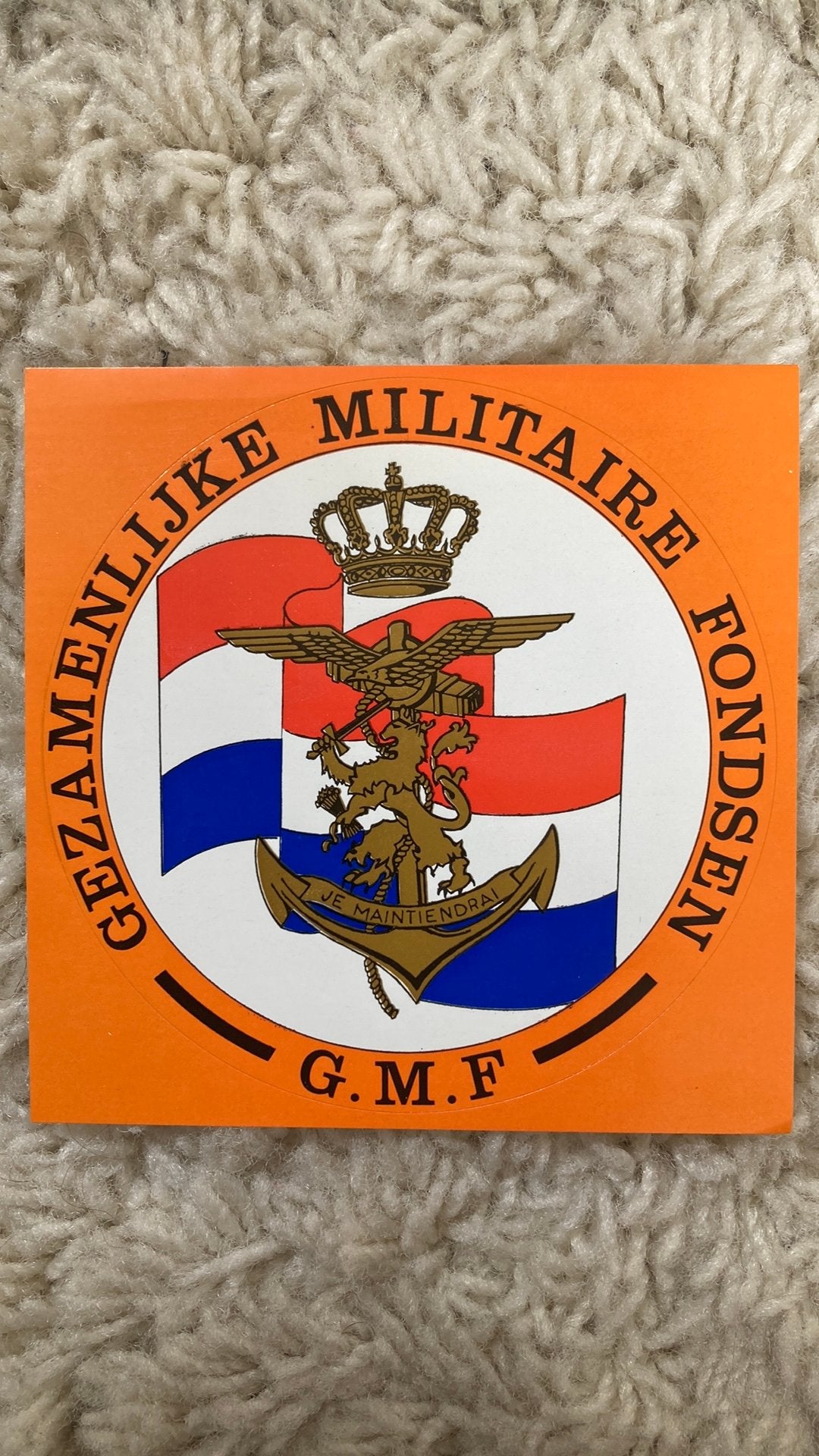 Gezamenlijke Militaire Fondsen G.M.F., Ophalen of Verzenden