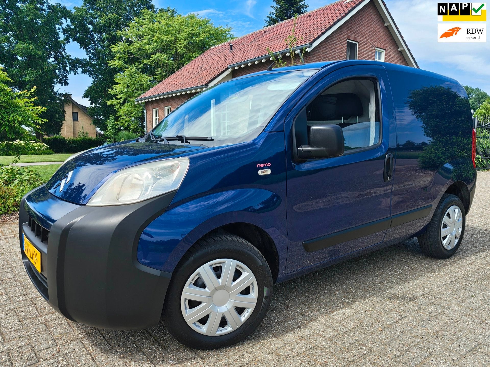 Citroen Nemo 1.4i Benzine met Zijdeur, PDC en NAP !, Voorwielaandrijving, Euro 5, Stof, Citroën