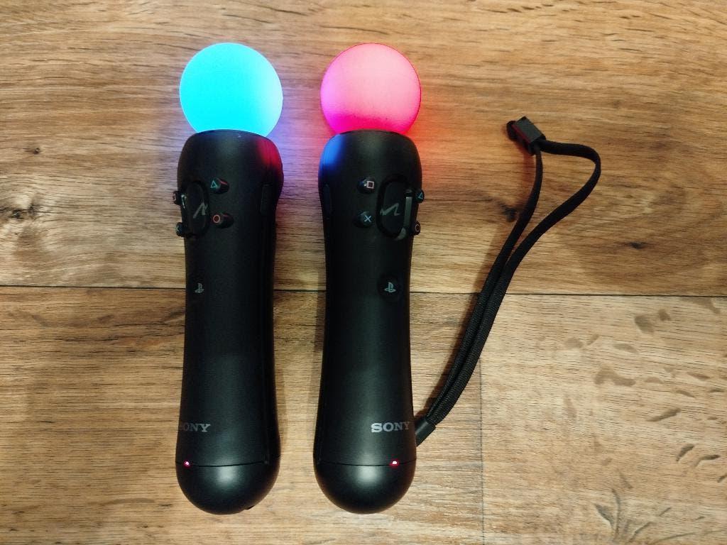 Set van 2 Playstation Move Controllers, Spelcomputers en Games, Spelcomputers | Sony PlayStation Consoles | Accessoires, Ophalen
