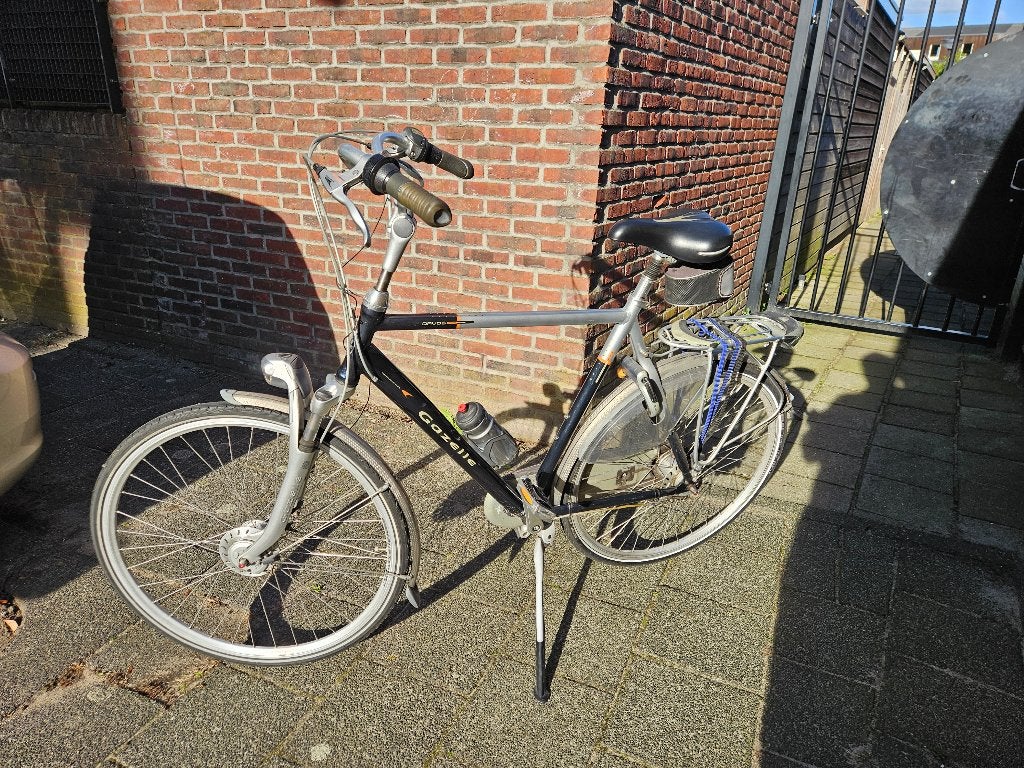 Heren fiets, Ophalen, Gebruikt, Vering, 57 tot 61 cm