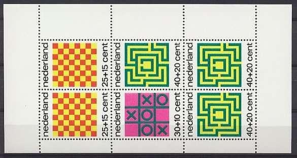 Nederland NVPH nr 1042 postfris Kinderpostzegels 1973, Postzegels en Munten, Ophalen of Verzenden, Na 1940, Postfris