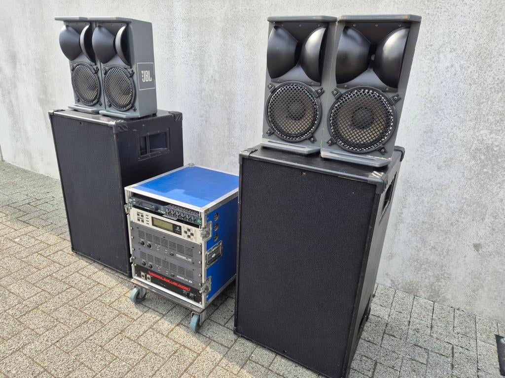 JBL geluidsset met versterker rack, Audio, Tv en Foto, Luidsprekers, Ophalen
