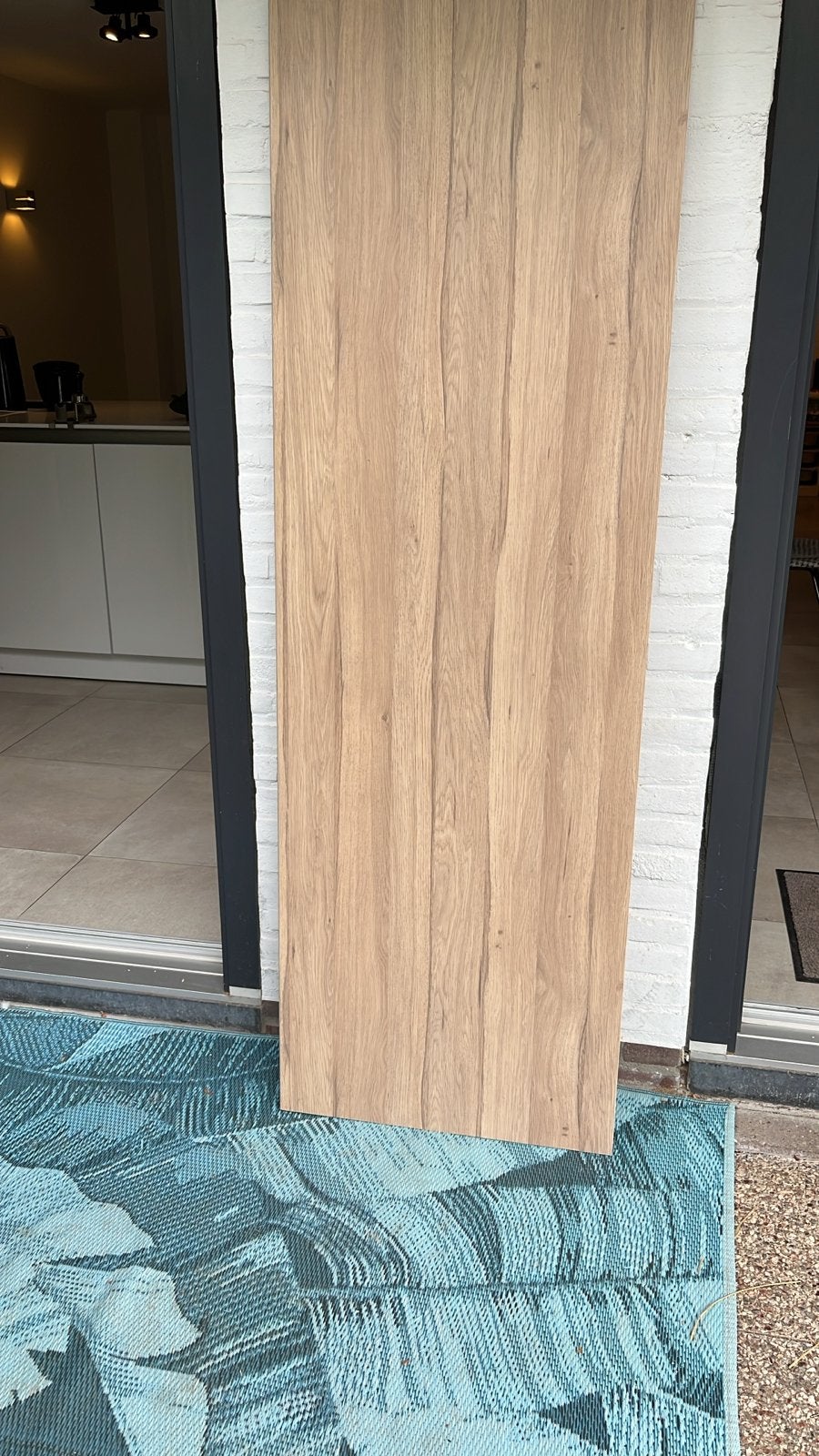 Keukenblad 128x60cm - Houtlook, Overige typen, Hout, Ophalen of Verzenden, Zo goed als nieuw