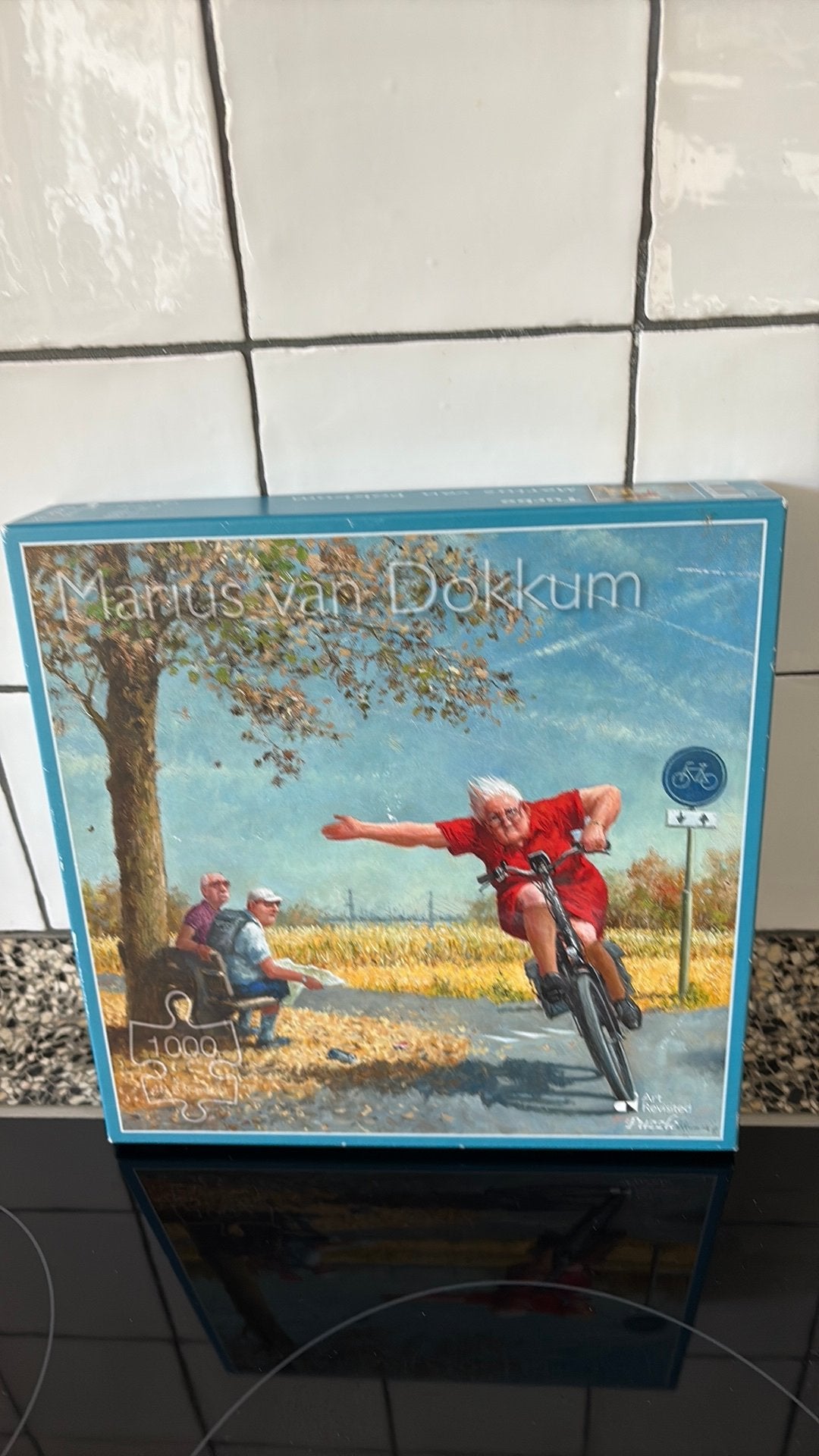 MARIUS VAN DOKKUM PUZZEL 1000stukjes TURBO, Hobby en Vrije tijd, Ophalen of Verzenden, Minder dan 500 stukjes