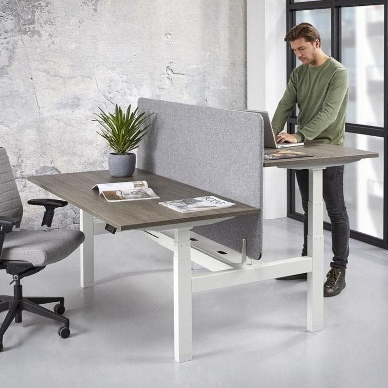 Vicenza Duo Bench Elektrisch Zit Sta Bureau, In hoogte verstelbaar, Nieuw, Ophalen of Verzenden, Overige merken