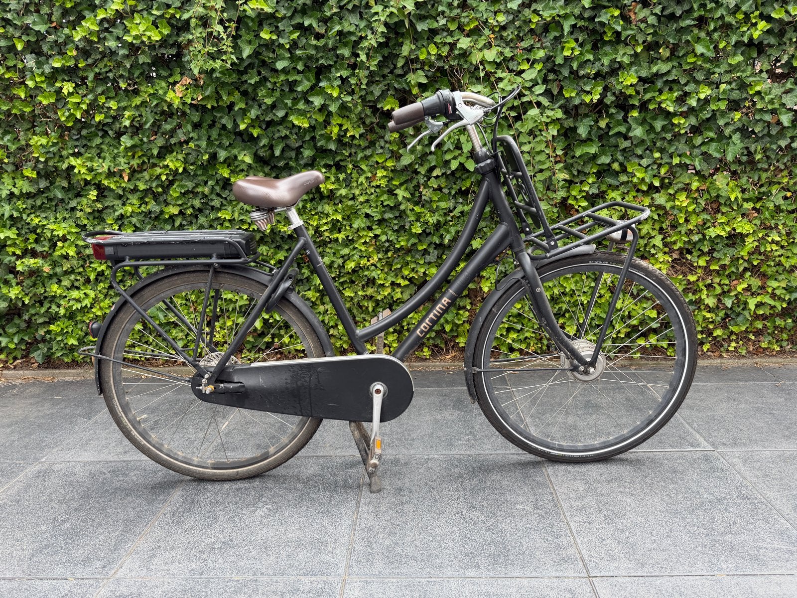 Cortina U4 Transport E-bike 500Wh, met storing, Fietsen en Brommers, Elektrische fietsen, Gebruikt, Ophalen of Verzenden, Cortina