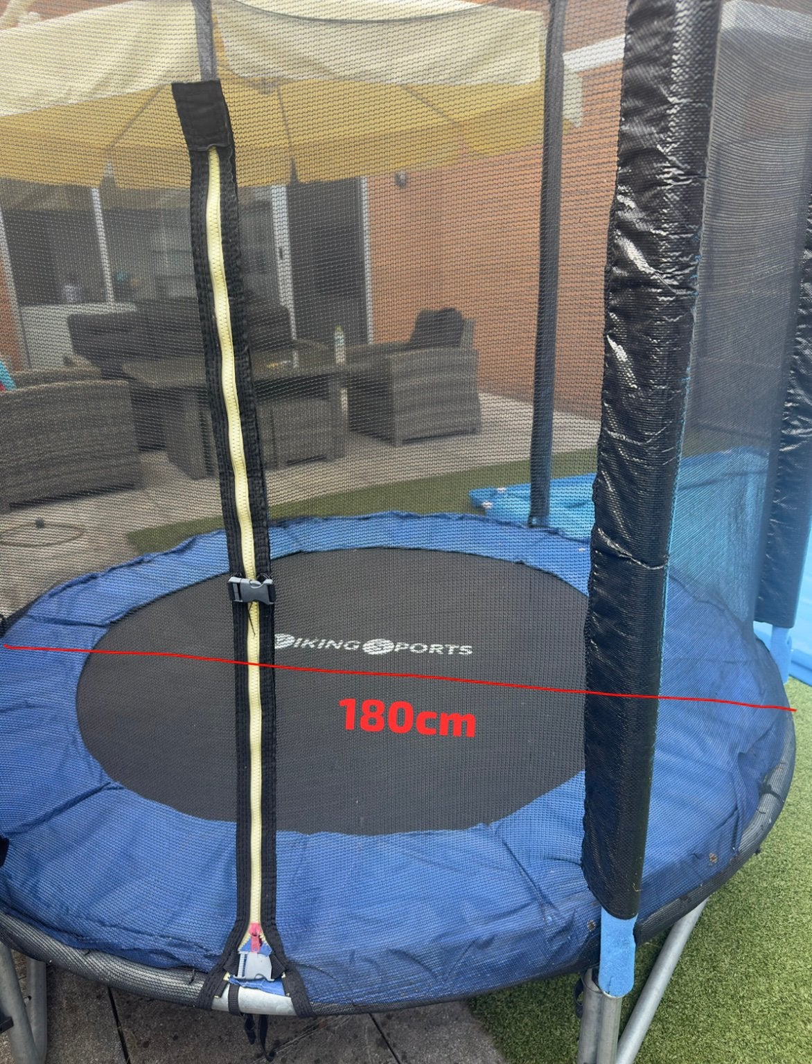 Trampoline 180cm, Ophalen, Zo goed als nieuw