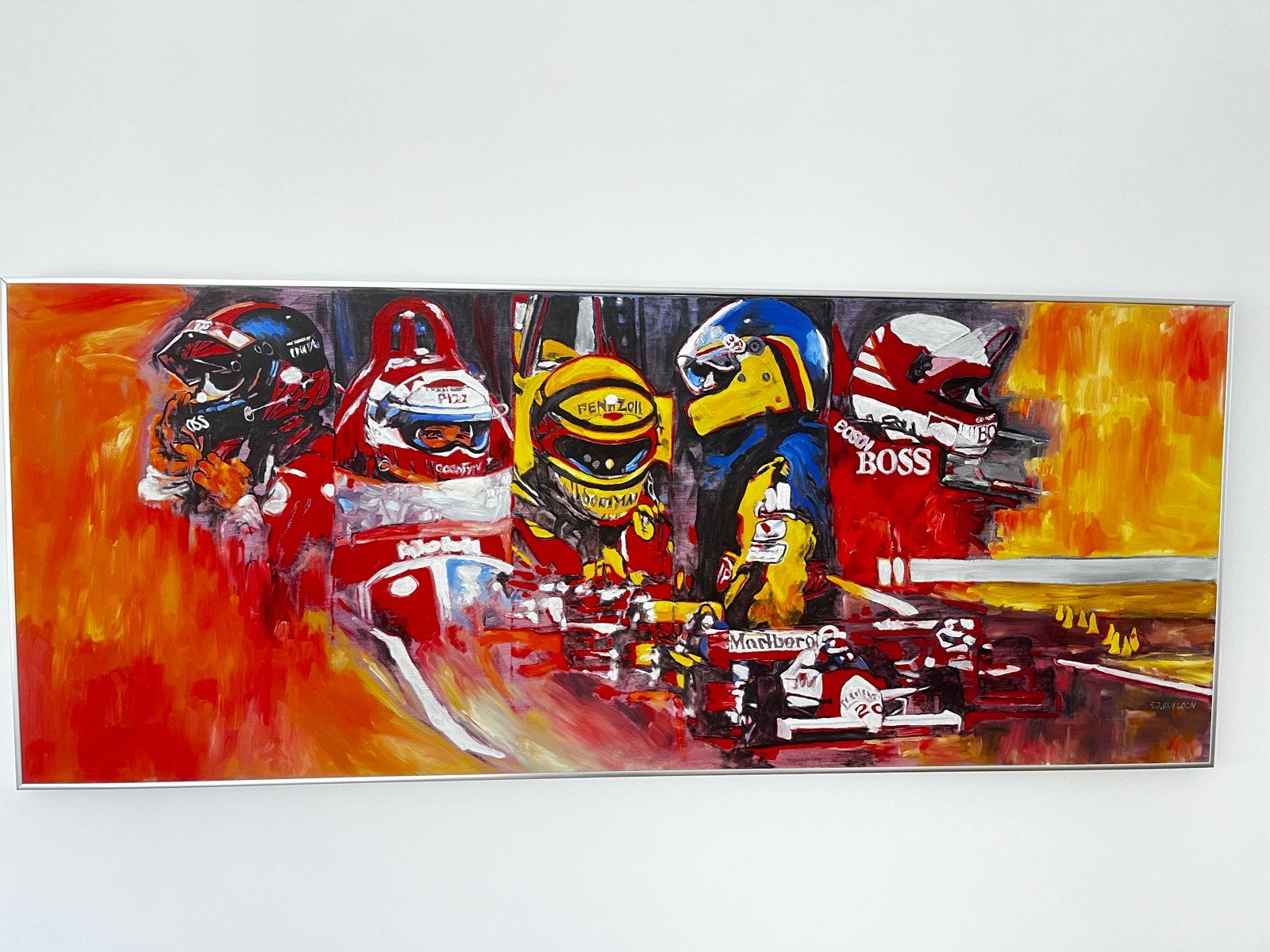 Formule 1 Legenden Schilderij - Ayrton Senna & Meer, Ophalen