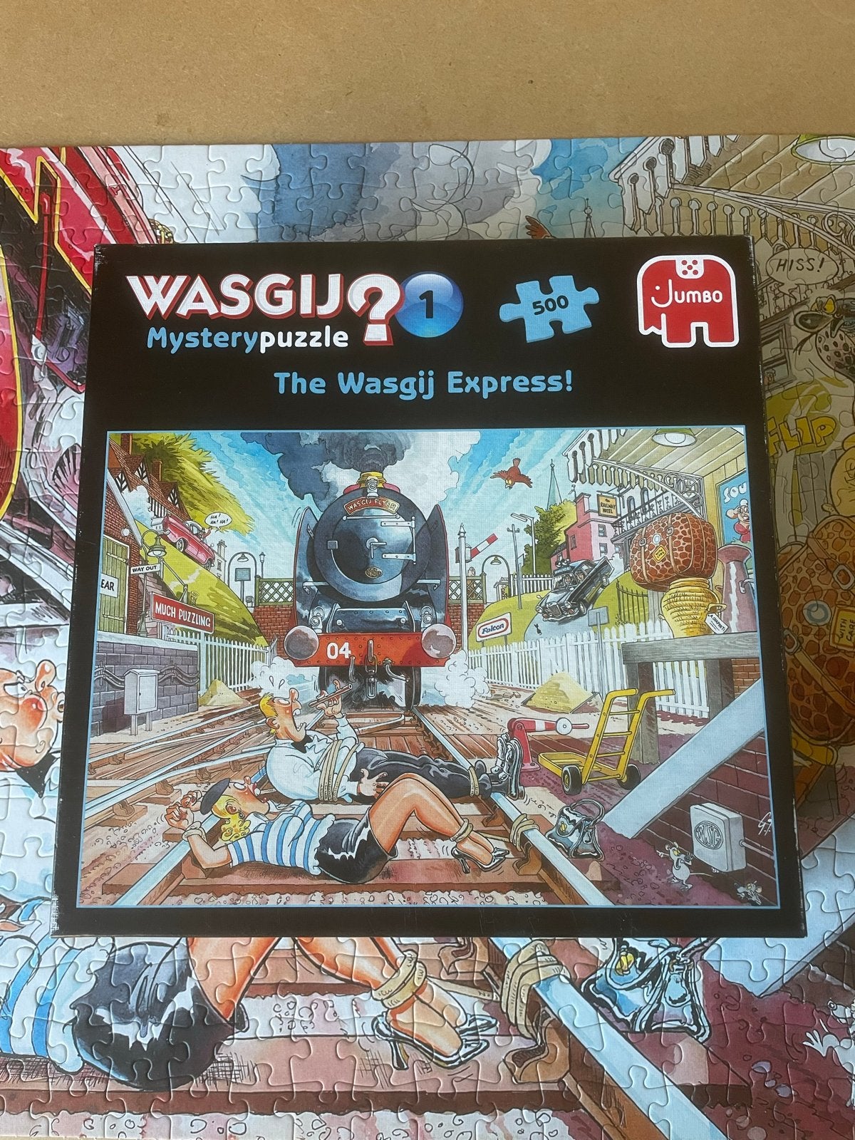 Wasgij Mystery 1: The Wasgij Express! 500 stukjes, Ophalen of Verzenden, Meer dan 50 stukjes, Zo goed als nieuw, 6 jaar of ouder