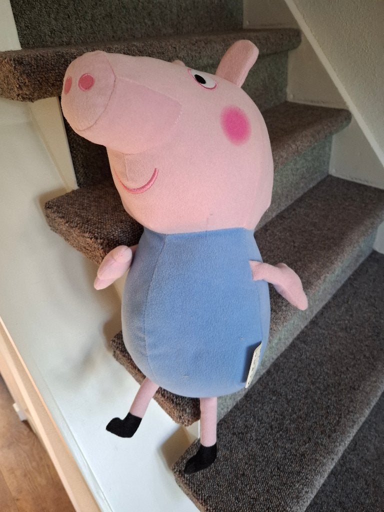 George pig van peppa pig, Gebruikt, Overige typen, Ophalen of Verzenden, Peppa Pig