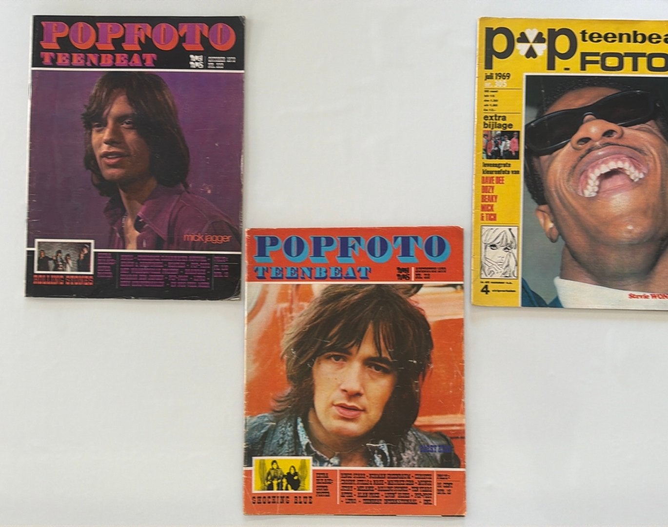 Popfoto 1969/1970 3 exemplaren, Ophalen of Verzenden, Zo goed als nieuw